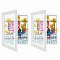 2-Piece: Kids Art Frame Front Opening Wooden Picture Frame by DailySale