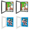 2-Piece: Kids Art Frame Front Opening Wooden Picture Frame by DailySale