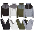 2-Piece: Men’s Fleece-Lined Tech Hoodie and Jogger Set by DailySale