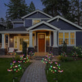 2-Piece: Outdoor Solar Light Cherry Blossom Flower Landscape Light by DailySale