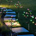 2-Piece: Outdoor Solar Light Cherry Blossom Flower Landscape Light by DailySale