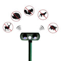 2-Piece: Outdoor Solar Ultrasonic Pest Repeller by DailySale