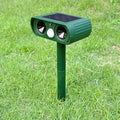2-Piece: Outdoor Solar Ultrasonic Pest Repeller by DailySale