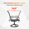 2-Piece: Outdoor Swivel Rattan Dining Chair Set by DailySale