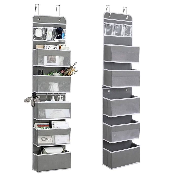2-Piece: Over the Door Organizer 6-Tier Hanging Basket by DailySale