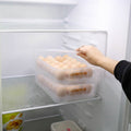 2-Piece: Plastic Egg Holder Stackable Egg Storage Box by DailySale