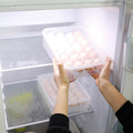 2-Piece: Plastic Egg Holder Stackable Egg Storage Box by DailySale