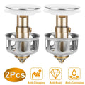 2-Piece: Pop Up Sink Drain Plugs by DailySale