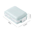2-Piece: Portable Plastic Pill Box by DailySale