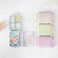 2-Piece: Portable Plastic Pill Box by DailySale
