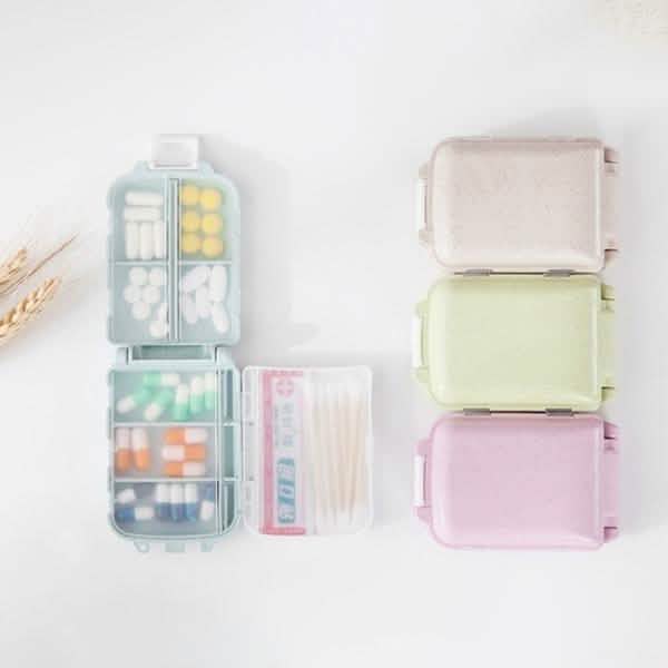 2-Piece: Portable Plastic Pill Box by DailySale