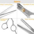2-Piece: Professional Hair Cutting Scissors Set by DailySale