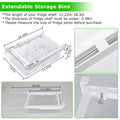 2-Piece: Refrigerator Egg Drawer 36 Egg Capacity Snap On Hanging Storage Tray by DailySale