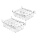 2-Piece: Refrigerator Egg Drawer 36 Egg Capacity Snap On Hanging Storage Tray by DailySale