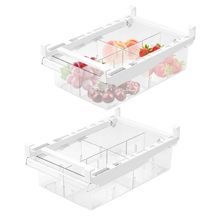 2-Piece: Refrigerator Egg Drawer 36 Egg Capacity Snap On Hanging Storage Tray by DailySale