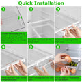 2-Piece: Refrigerator Egg Drawer 36 Egg Capacity Snap On Hanging Storage Tray by DailySale