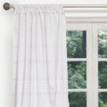2-Piece Set: 100% Cotton Striped Pole Top Window Curtain Panel Pair by DailySale