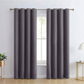2-Piece Set: Blackout Curtains Double Panel Thermal Insulated Room Darkening Curtain Pair Grommet Top Design by DailySale