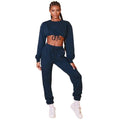 2-Piece Set: Drawstring Short Top Hooded Tops Sweatshirt Pants Set by DailySale