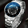 2-Piece Set: Exquisite Men's Quartz Timepieces And Fashionable Stainless Steel Watch Chains by DailySale