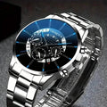 2-Piece Set: Exquisite Men's Quartz Timepieces And Fashionable Stainless Steel Watch Chains by DailySale