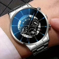 2-Piece Set: Exquisite Men's Quartz Timepieces And Fashionable Stainless Steel Watch Chains by DailySale