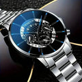 2-Piece Set: Exquisite Men's Quartz Timepieces And Fashionable Stainless Steel Watch Chains by DailySale