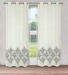 2-Piece Set: Global Varanasi Embroidered Window Panel Pair