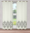 2-Piece Set: Global Varanasi Embroidered Window Panel Pair by DailySale