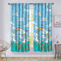 2-Piece Set: Kidz Mix Rainbow Unicorn Window Panel Pair by DailySale