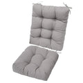 2-Piece Set: Rocking Chair Cushion with Non-Slip Ties Polyester Fiber Filling by DailySale