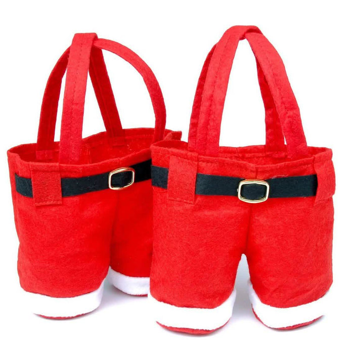 2-Piece Set: Santa Pants Gift Bag by DailySale