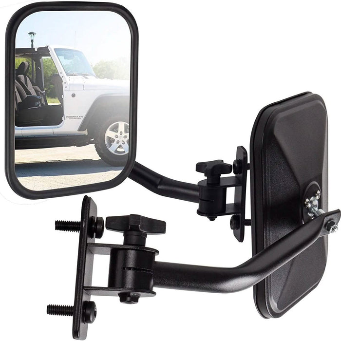 2-Piece Set: Side Mirror Best for 1997-2018 Jeep Wrangler by DailySale