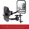 2-Piece Set: Side Mirror Best for 1997-2018 Jeep Wrangler by DailySale
