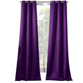 2-Piece Set: Solid Blackout Thermal Grommet Window Curtain Pair Panel by DailySale
