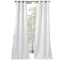 2-Piece Set: Solid Blackout Thermal Grommet Window Curtain Pair Panel by DailySale