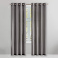 2-Piece Set: Solid Blackout Thermal Window Curtain Pair Panel by DailySale
