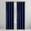 2-Piece Set: Solid Blackout Thermal Window Curtain Pair Panel by DailySale