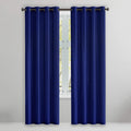 2-Piece Set: Solid Blackout Thermal Window Curtain Pair Panel by DailySale