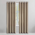 2-Piece Set: Solid Blackout Thermal Window Curtain Pair Panel by DailySale