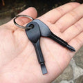 2-Piece Set: Stainless Keychain Pocket Tool Screwdriver Set by DailySale