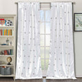 2-Piece Set: Stars Blackout Window Curtain Pair Panel by DailySale