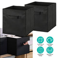 2-Piece Set: Storage Bin Non-Woven Fabric Cube Organizer by DailySale