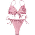 2-Piece Set: Thong Brazilian Bikini Swimsuit by DailySale