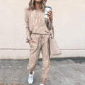 2-Piece Set: Women's Basic Tie Dye Sweatshirt Tracksuit Pants Sets by DailySale