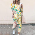 2-Piece Set: Women's Basic Tie Dye Sweatshirt Tracksuit Pants Sets by DailySale