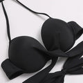 2-Piece Set: Women's Swimwear Bikini Push Up Open Back Solid Color by DailySale