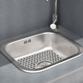 2-Piece: Silicon Grid Sink Mat with Central Drain Hole by DailySale