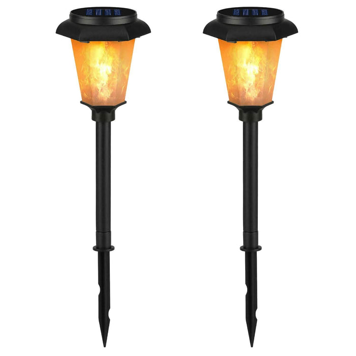 2-Piece: Solar Flame Torch Light by DailySale