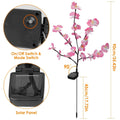 2-Piece: Solar Powered Garden Light Orchid by DailySale